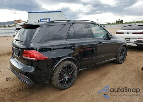 2018 Mercedes-Benz Gle 63 Amg-S 4Matic z USA, uszkodzony, nr VIN 4JGDA7FB0JB055078